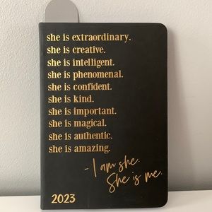 Planner 2023 Positive affirmations strength courage planner notebook NWT 🎉🎉✨✨